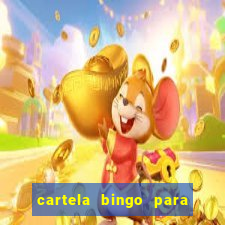 cartela bingo para cha de cozinha imprimir gratis